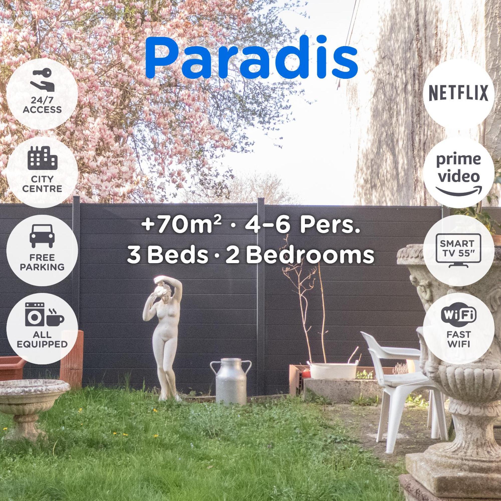 L'Amour De La Paix - Centre-Ville - Jardin - Proche Gare - Tv65"Primevideo - Ambiance Tres Chaleureuse - Parking Gratuit Sous-Video Surveillance Proche - Gere Par Presta-Zen'Services Verdun Exterior foto