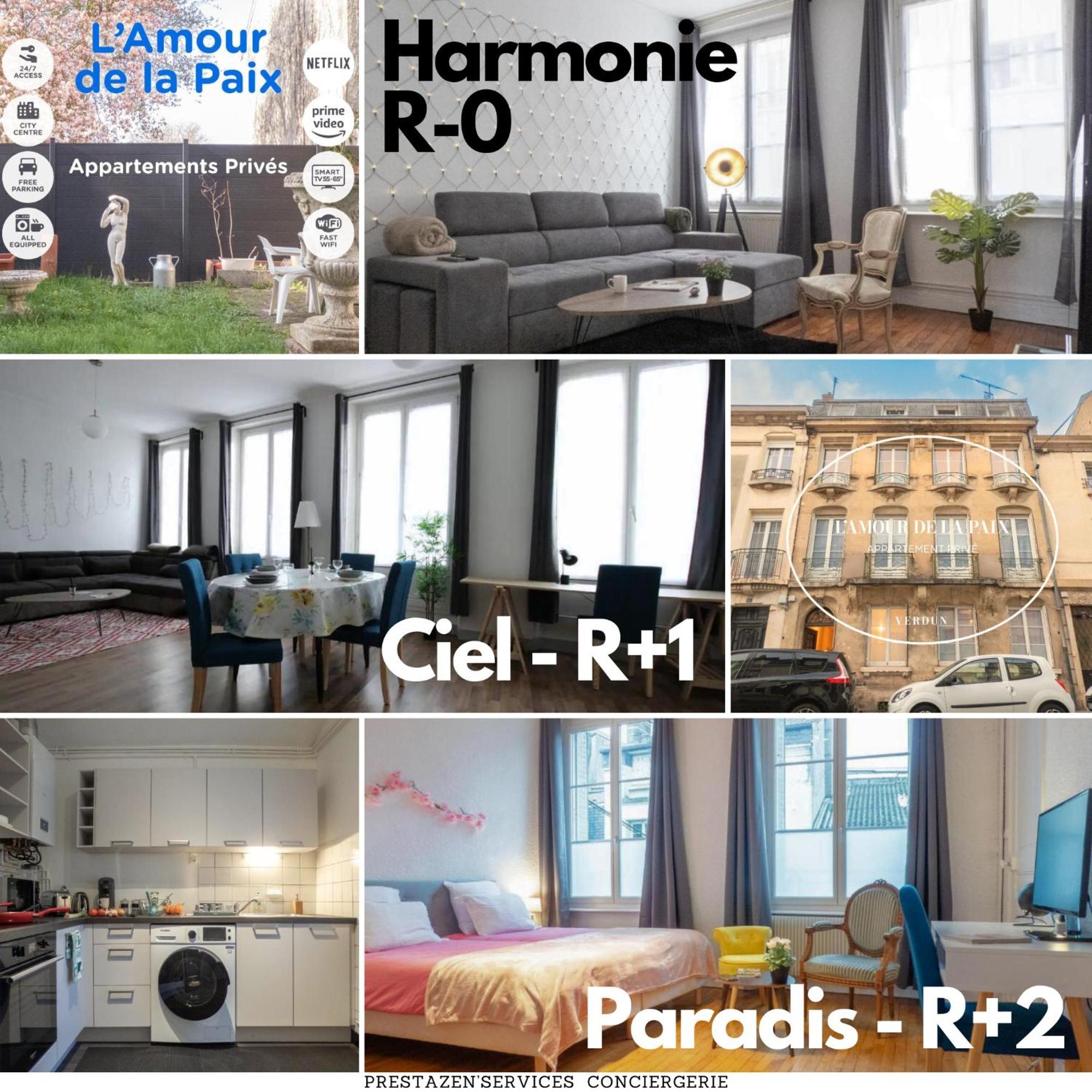 L'Amour De La Paix - Centre-Ville - Jardin - Proche Gare - Tv65"Primevideo - Ambiance Tres Chaleureuse - Parking Gratuit Sous-Video Surveillance Proche - Gere Par Presta-Zen'Services Verdun Exterior foto